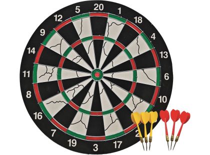 Terč 2v1 na šipky 43 cm