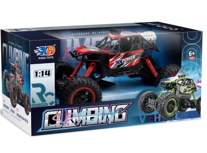 Terénní auto 1:14 RC červené