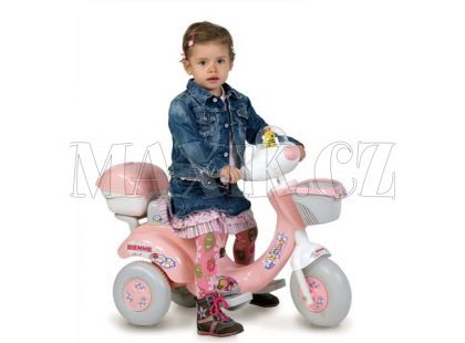 Tříkolka Scooter 6V růžová Biemme
