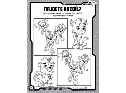 Tlapková patrola - Mega omalovánky a aktivity