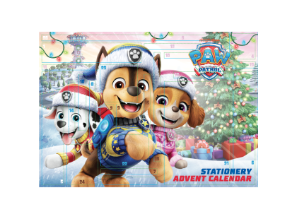 Tlapková Patrola adventní kalendář (papírenský)