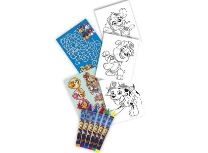 Tlapková patrola pracovní listy s barvami