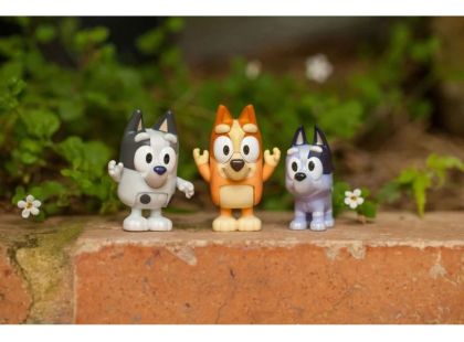 TM Toys Bluey 3 figurky Bingo, Muffin, Socks