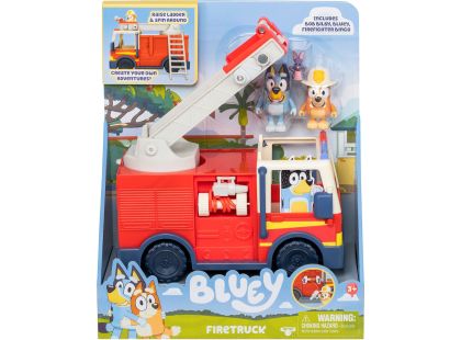 TM Toys Hasičské auto Bluey + 2 figurky