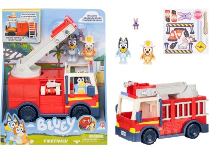 TM Toys Hasičské auto Bluey + 2 figurky