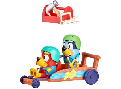 TM Toys Herní sada Bluey na cestách autíčko + figurky