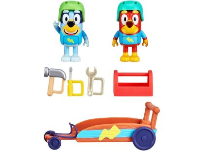 TM Toys Herní sada Bluey na cestách autíčko + figurky