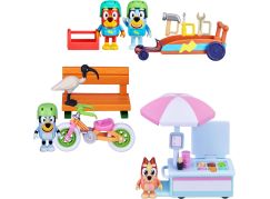 TM Toys Herní sada Bluey na cestách autíčko + figurky