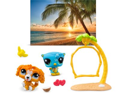 TM Toys Littlest Pet Shop balení 2 figurek Petfluenceři 44, 45