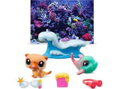 TM Toys Littlest Pet Shop balení 2 figurek Petfluenceři 46, 47