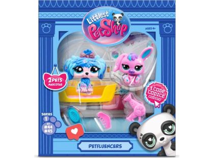 TM Toys Littlest Pet Shop balení 2 figurek Petfluenceři 48, 49