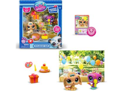 TM Toys Littlest Pet Shop balení 2 figurek Petfluenceři 102, 103