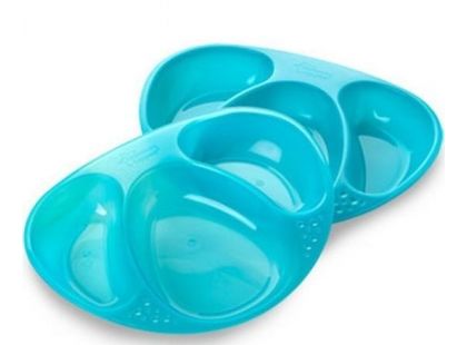 Tomme Tippee Explora Misky dělené na 3 části 2ks Tomme Tippee Explora Misky dělené na 3 části 2ks