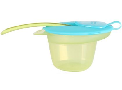 Tommee Tippee Explora Miska s víčkem a lžičkou - Zeleno-tyrkysová Tommee Tippee Explora Miska s víčkem a lžičkou - Zeleno-tyrkysová