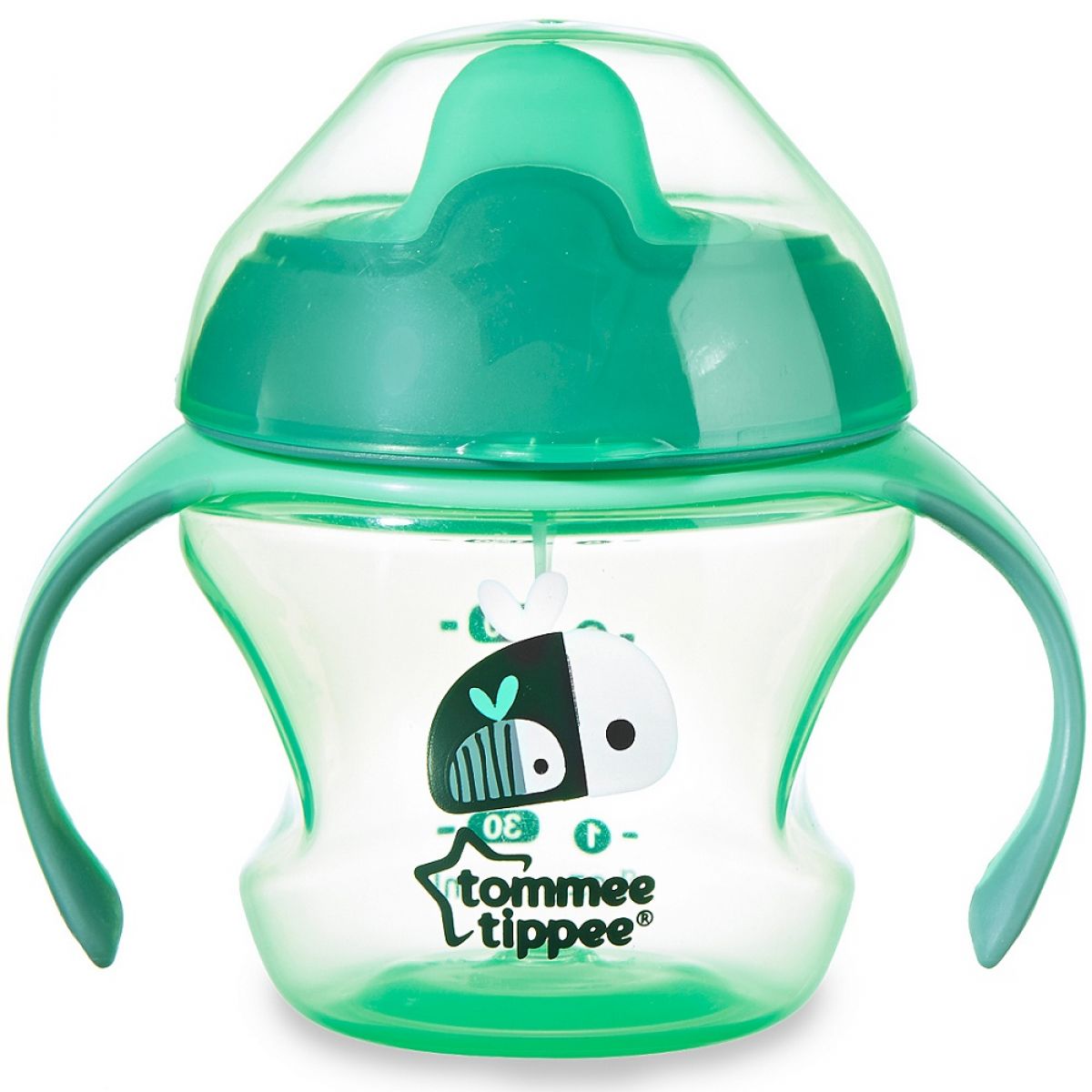 Tommee Tippee Explora Netekoucí hrnek First Cup 150ml - Zelená