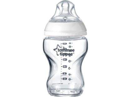 Tommee Tippee Sada kojeneckých lahviček C2N skleněných s kartáčem