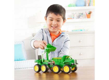 Tomy John Deere Kids Traktor a sklápěč - set na písek