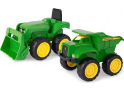 Tomy John Deere Kids Traktor a sklápěč - set na písek