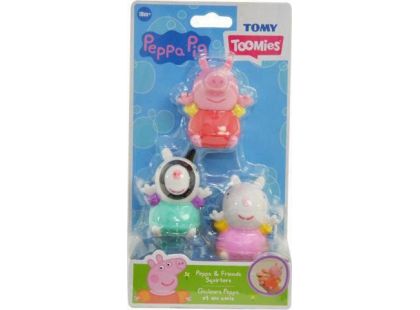 Toomies Prasátko Peppa Pig s kamarády stříkající hračky do vody