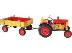 Kovap Traktor a valník - Červená