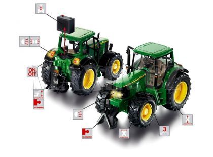 Traktor John Deere RC (bez ovladače) SIKU