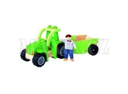 Traktor s vlečkou Plan Toys