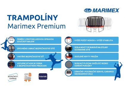 Trampolína Marimex Premium 305 cm