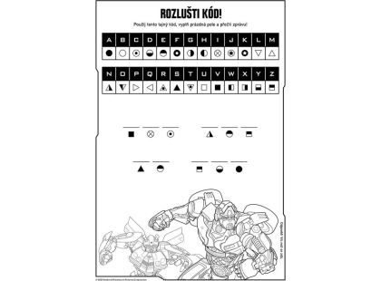 Transformers - Mega omalovánky a aktivity