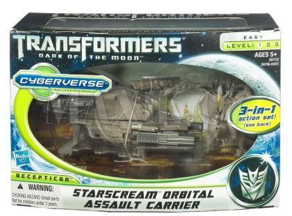 Transformers Cyberverse hrací set Hasbro 28706 - Starscream Orbital Assault