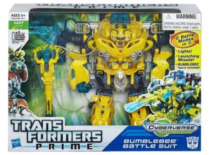 Transformers Prime Cyberverse Hasbro 38003 - Bumblebee Battle Suit