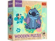 Trefl Dřevěné Puzzle 50 dílků Lilo&Stitch