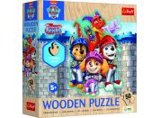 Trefl Dřevěné Puzzle 50 dílků Tlapková patrola