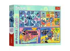 Trefl Puzzle 4 x 250 dílků Lilo and Stitch