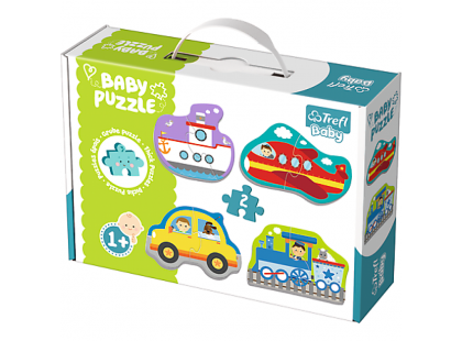 Trefl Puzzle Baby Classic Dopravní prostředky 8 dílků