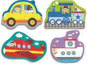 Trefl Puzzle Baby Classic Dopravní prostředky 8 dílků