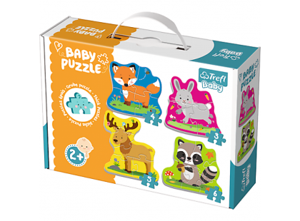 Trefl Puzzle Baby Classic Zvířata v lese 18 dílků