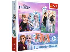 Trefl Puzzle Disney Princezny 2v1 + pexeso