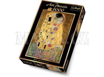 Trefl Puzzle Gustav Klimt Polibek 1000 dílků