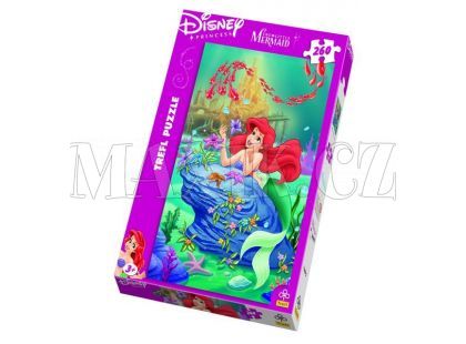 Trefl Puzzle Malá mořská víla Disney 260 dílků