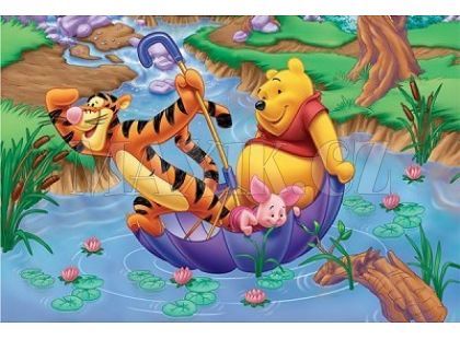 Trefl Puzzle Maxi Lodička Medvídek Pú 24 dílků