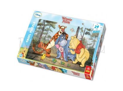 Trefl Puzzle Maxi Medvídek Pú a přátelé 24 dílků