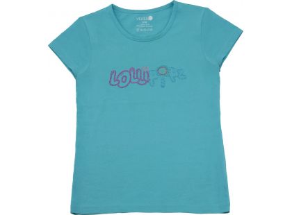Tričko Lollipopz s kamínkovou aplikací modré, velikost 140 cm (10 let)