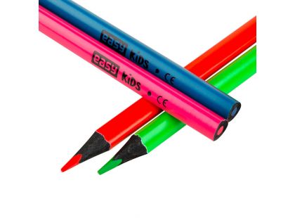 Trojhranné pastelky Neon 6 barev 3mm