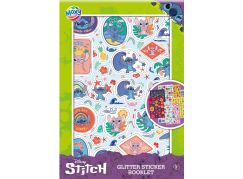 Třpytivé samolepky Stitch A5 8 archů