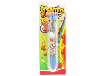 Tužka nebo pero 10 barev 16cm plast s vůní