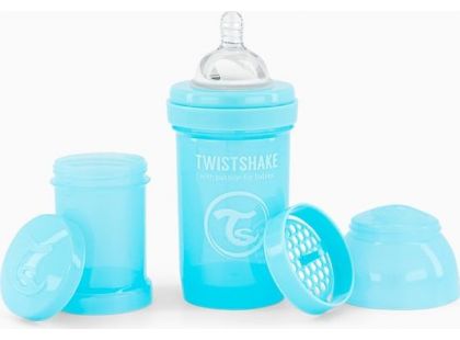 Twistshake Kojenecká láhev Anti-Colic 180 ml pastelově modrá