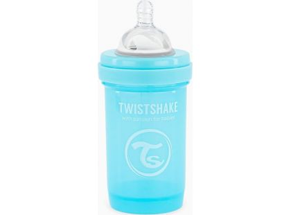 Twistshake Kojenecká láhev Anti-Colic 180 ml pastelově modrá