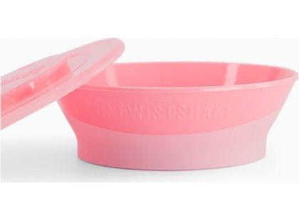 Twistshake miska pastelově růžová