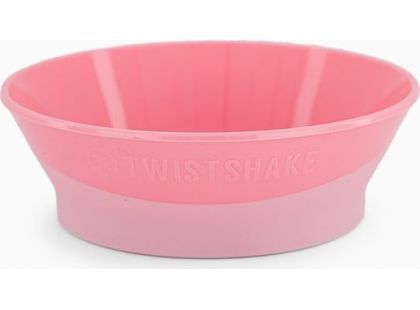 Twistshake miska pastelově růžová