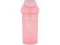 Twistshake netekoucí lahev s brčkem 360 ml pastelově růžová 2